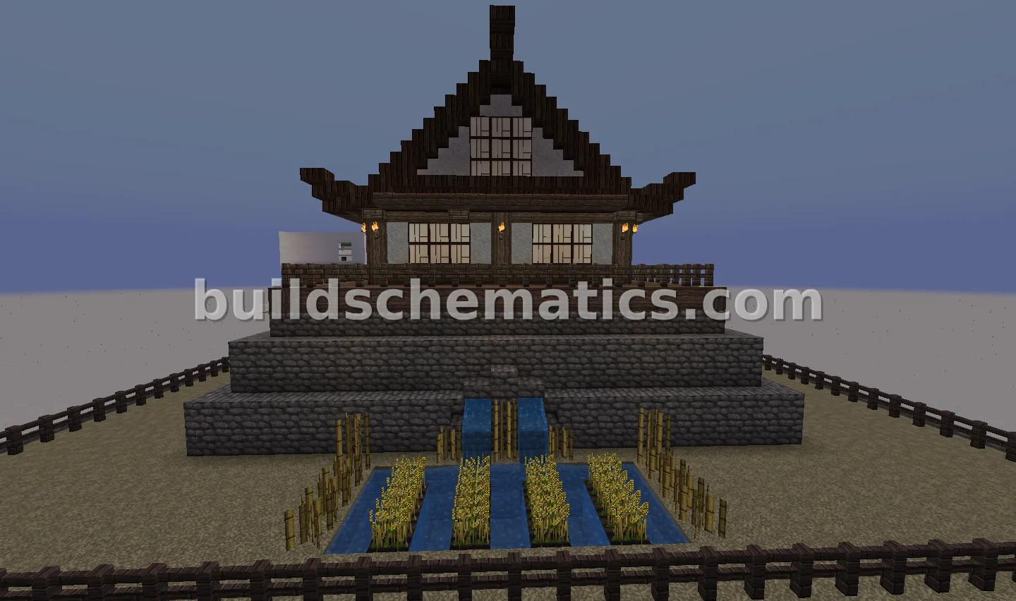 Asian Style House With Garden — view 3