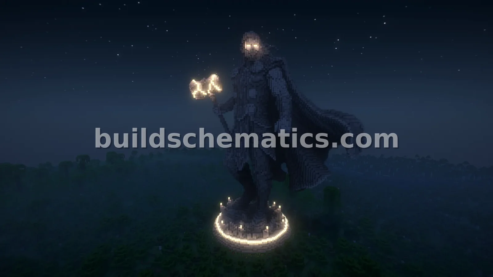 Thor God of Thunder Norse Statue - Large Build — view 3