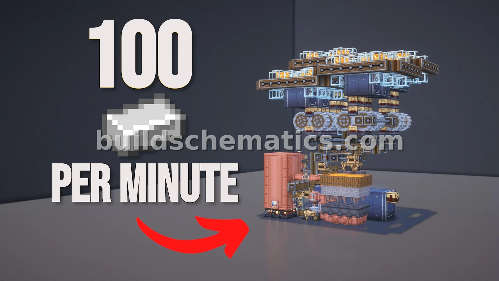 6000 Iron Per Hour Steam Powered Farm