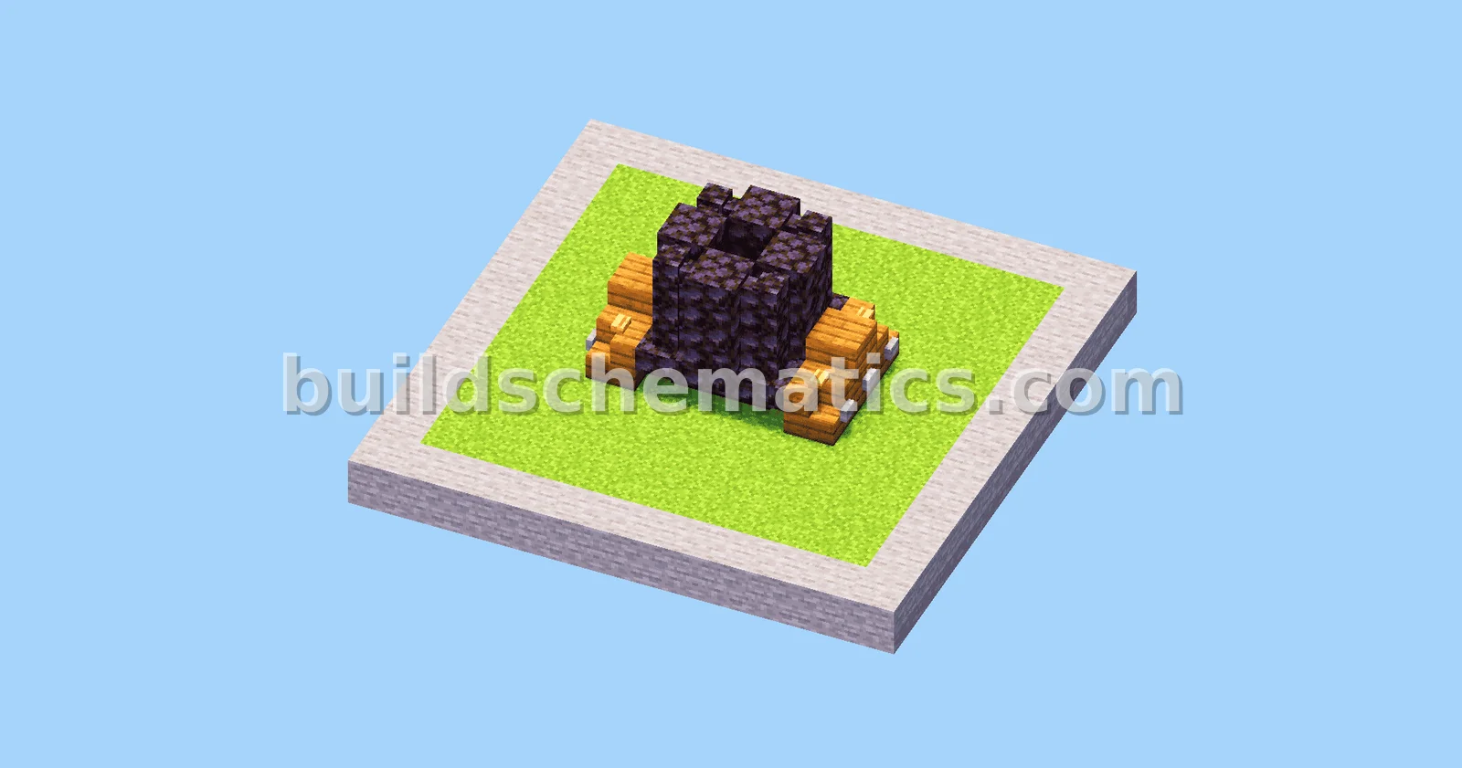 Clash of Clans Mortar Level 2 Minecraft Build