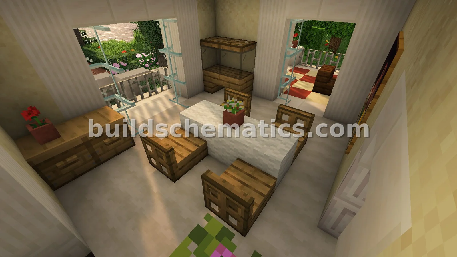 Mediterranean Villa - Furnished Interior — view 4