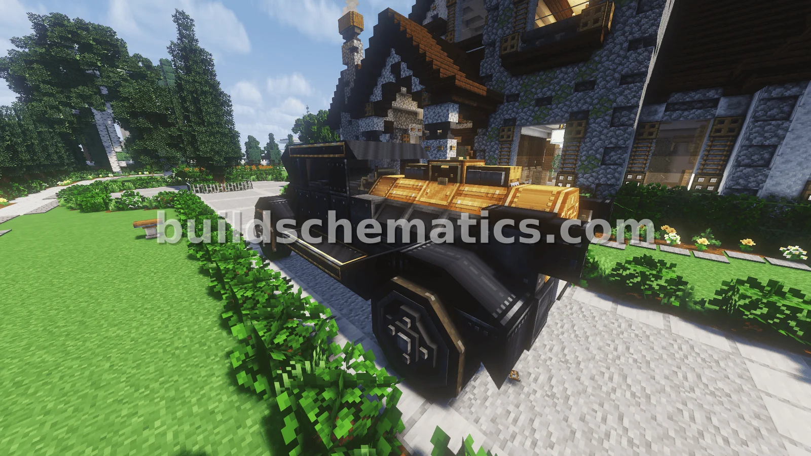 Steampunk Car: A Functional Create Mod Build — view 5