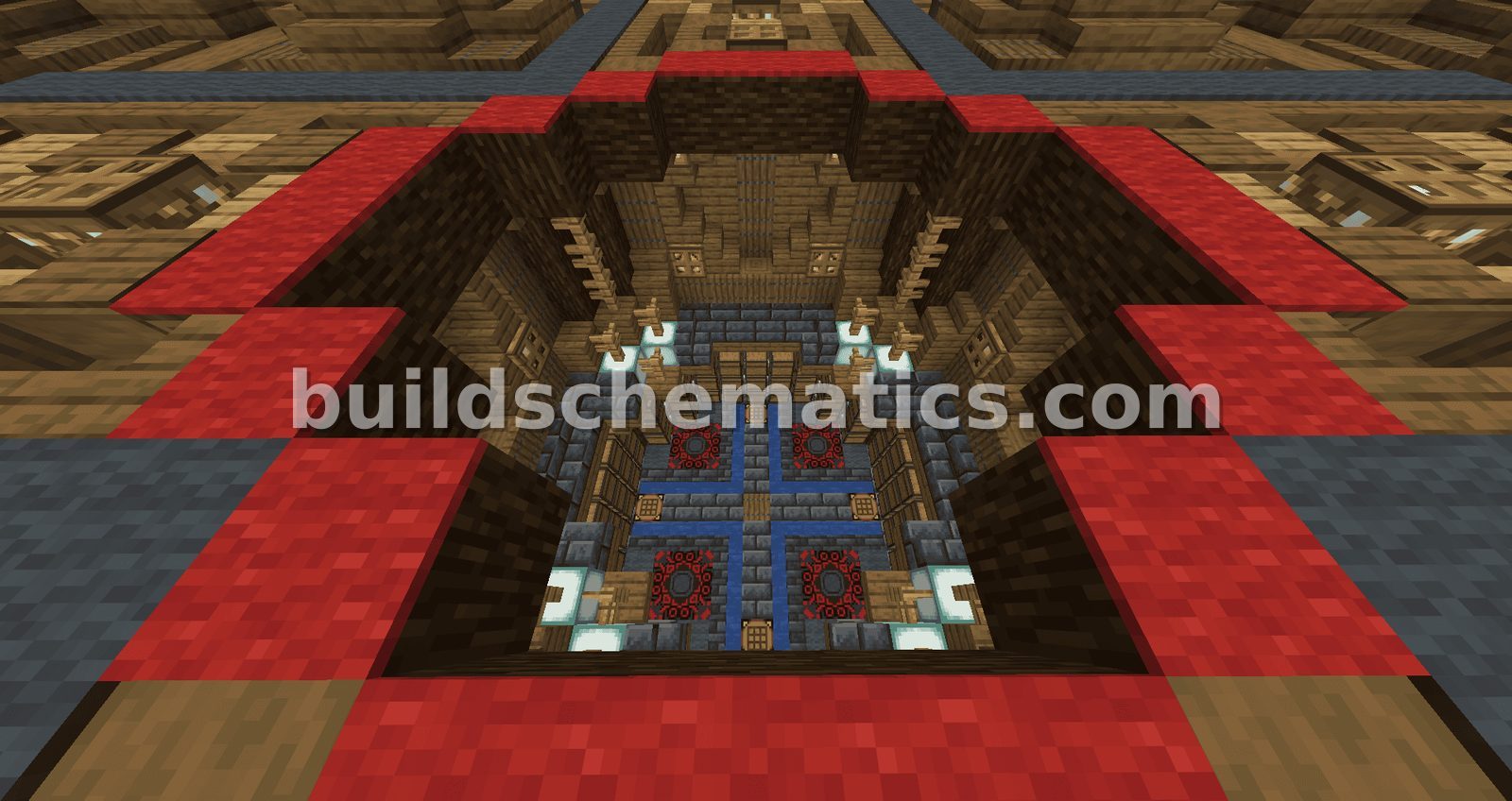 Fantasy Dragon Tower Build with Storage and Trading Hall — view 3