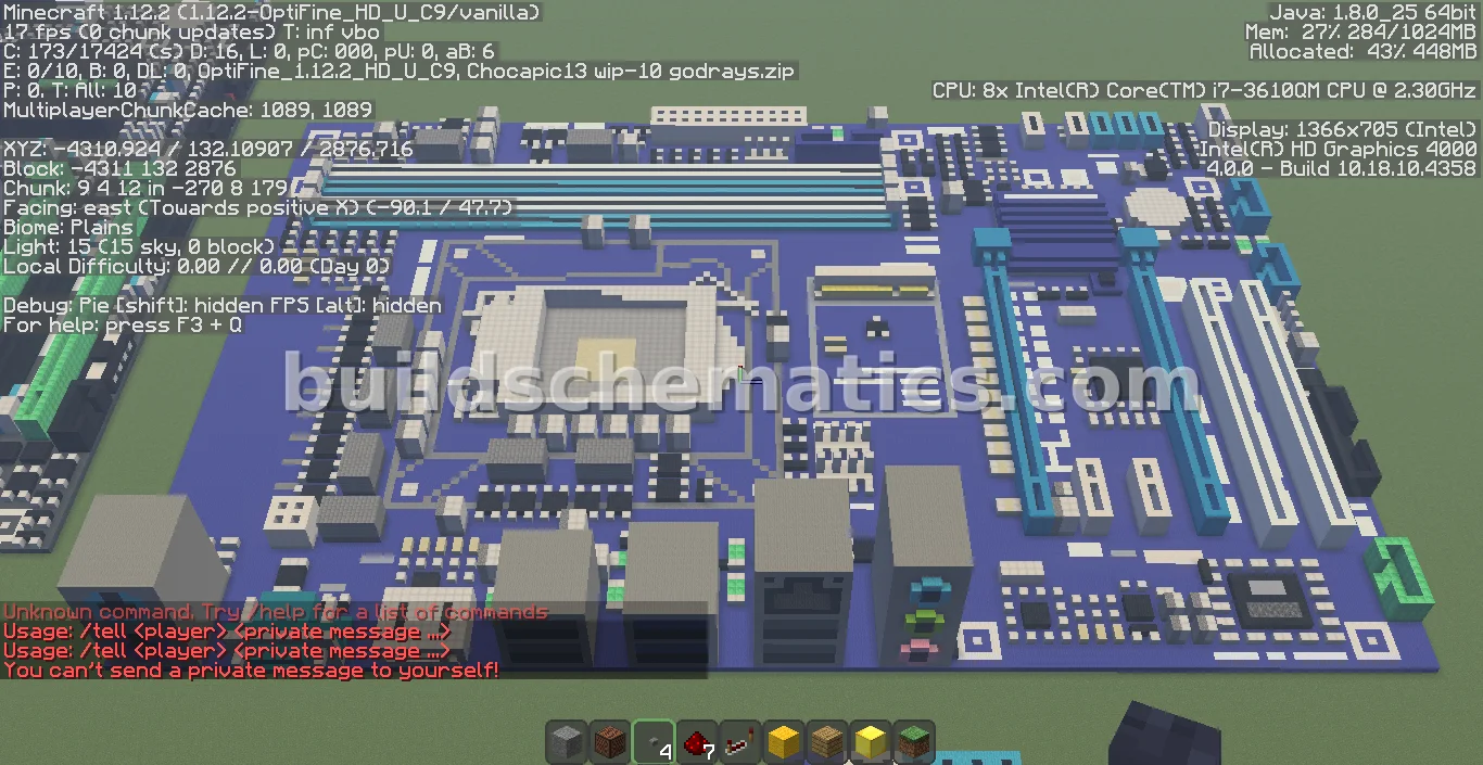 Gigabyte Z77P-D3 Motherboard Pixel Art — view 3