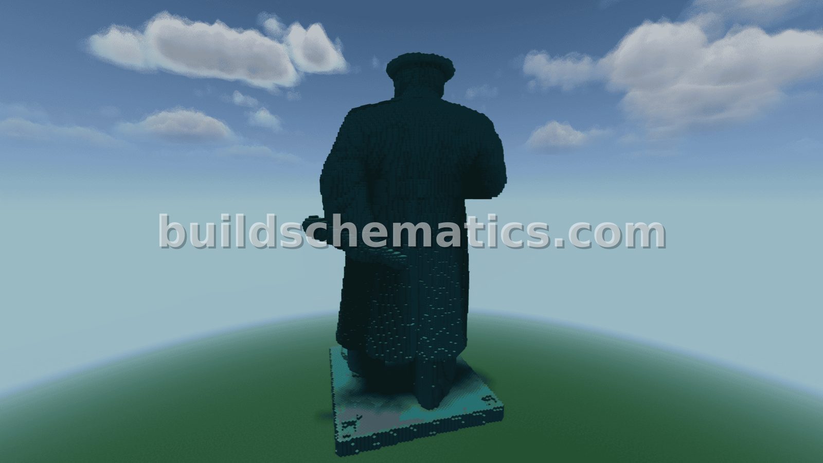 Stalin Copper Monument — view 3