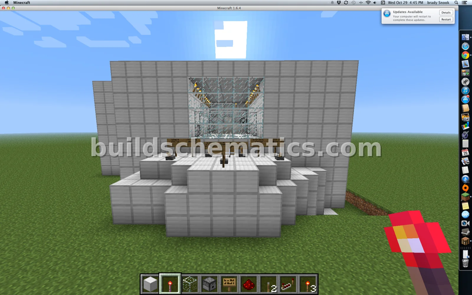 Redstone Computer with Playable Game