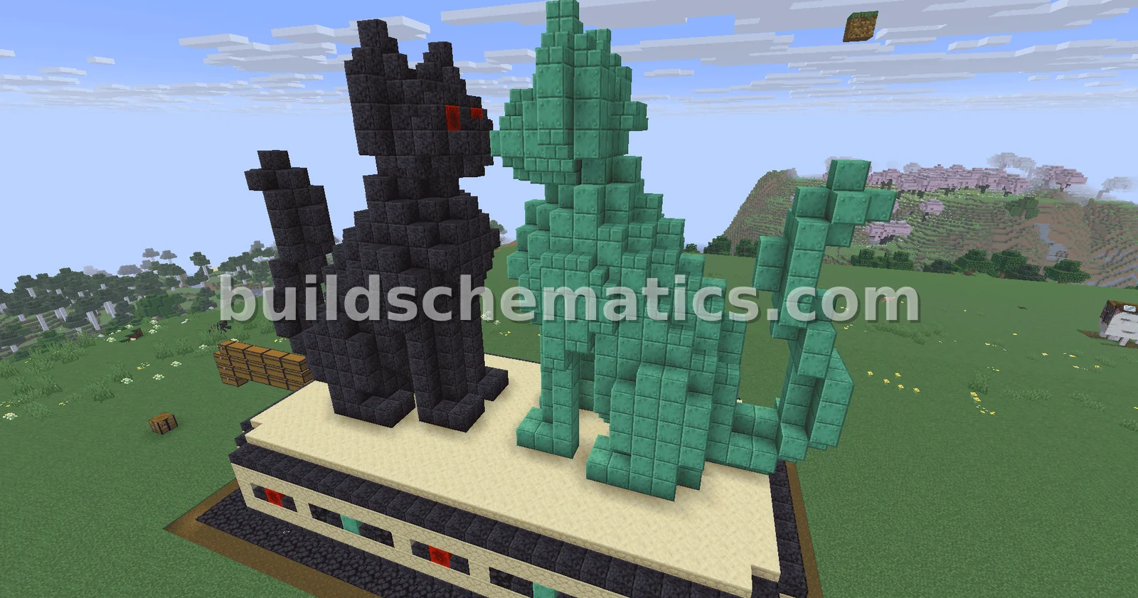 Egyptian Cat Statues — view 2