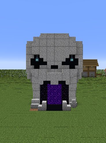 Macabre Skull Structure