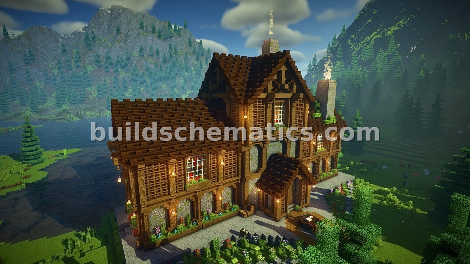 Medieval Lakeside Manor House — view 5