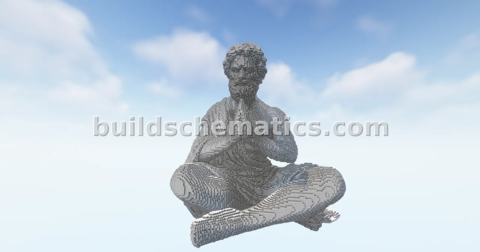 Epic Zeus King Statue Build — view 3