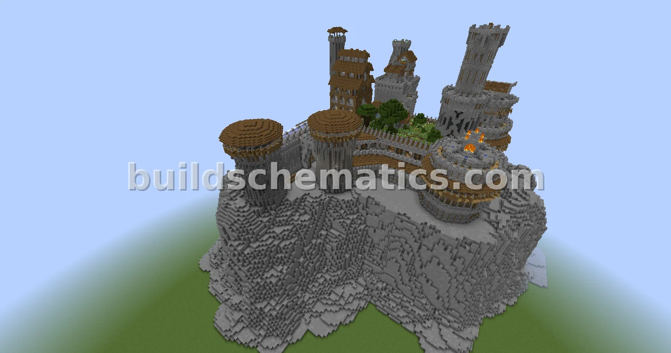 Massive Medieval Castle Structure