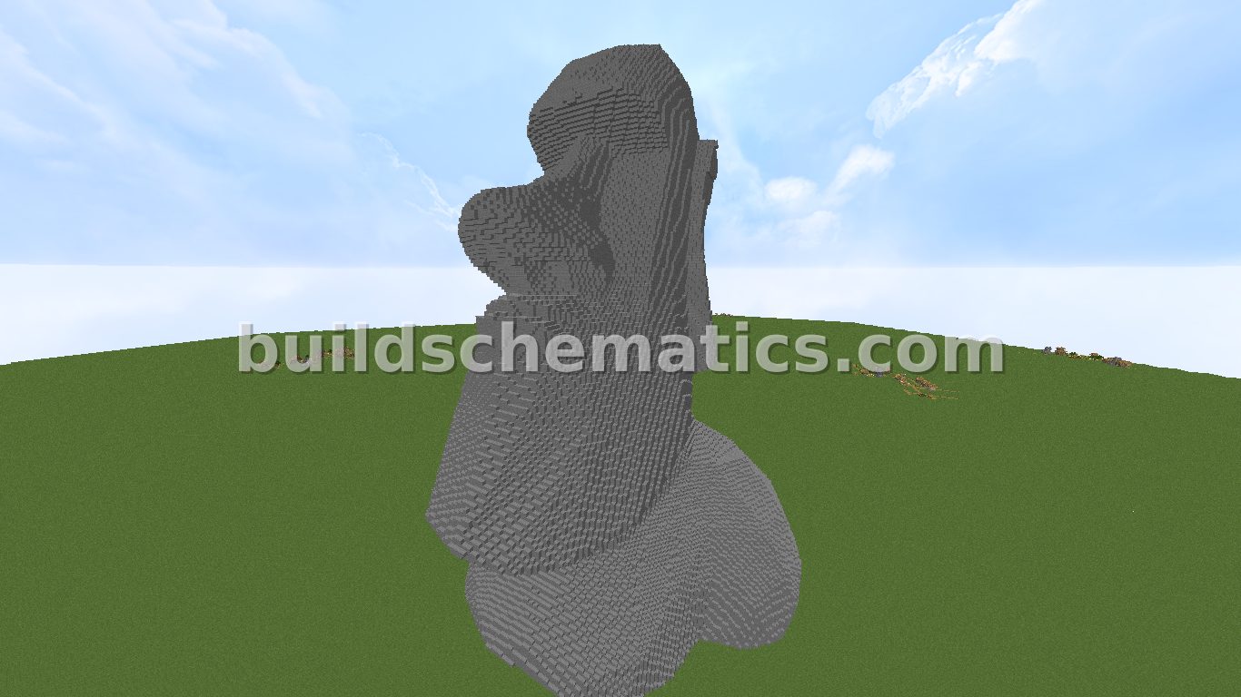 Giant Moai Statue — view 2