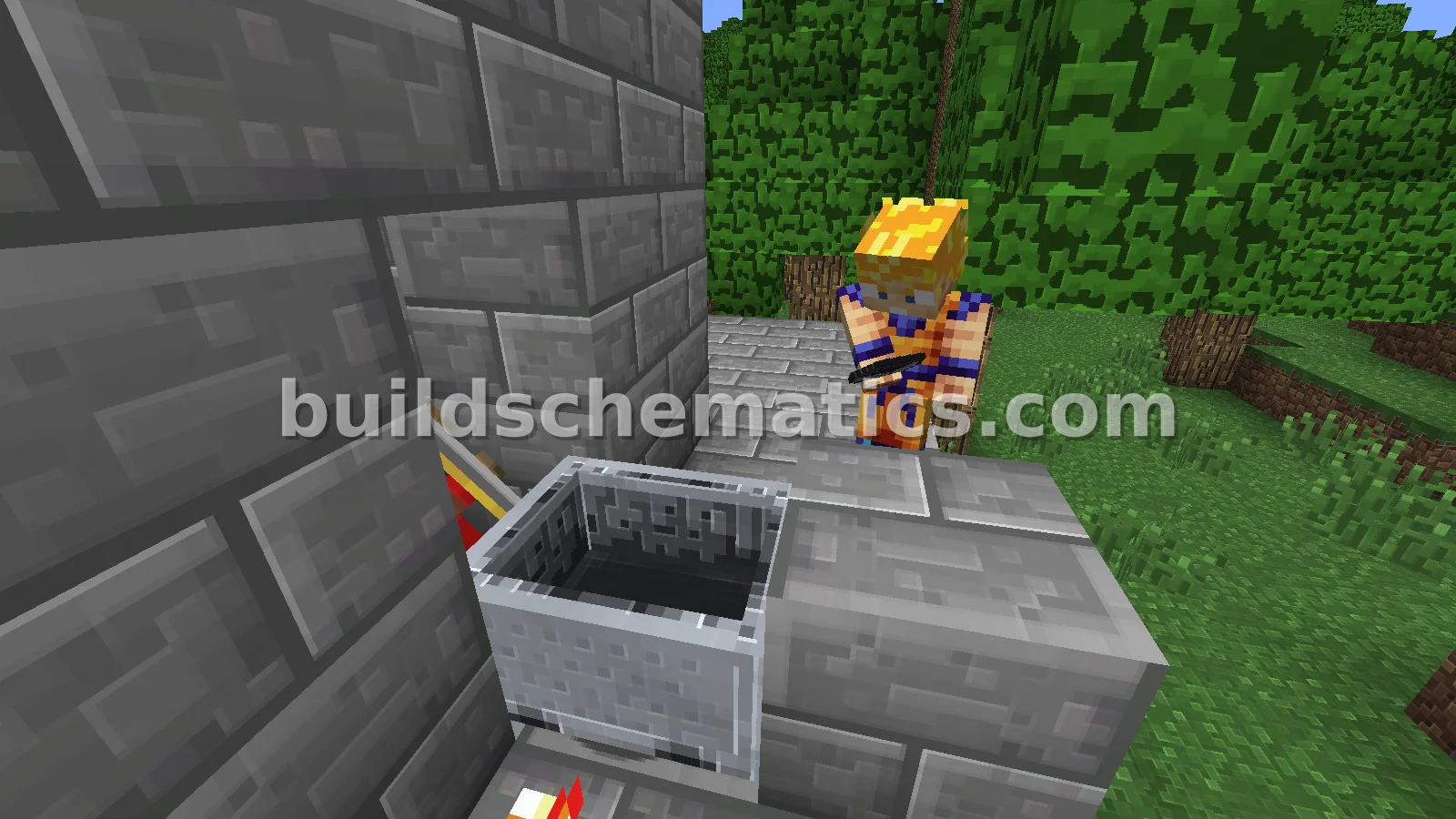 Minecart Dropper Station — view 2