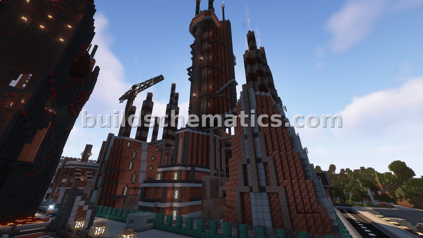 Steampunk Skyscraper Model — view 2