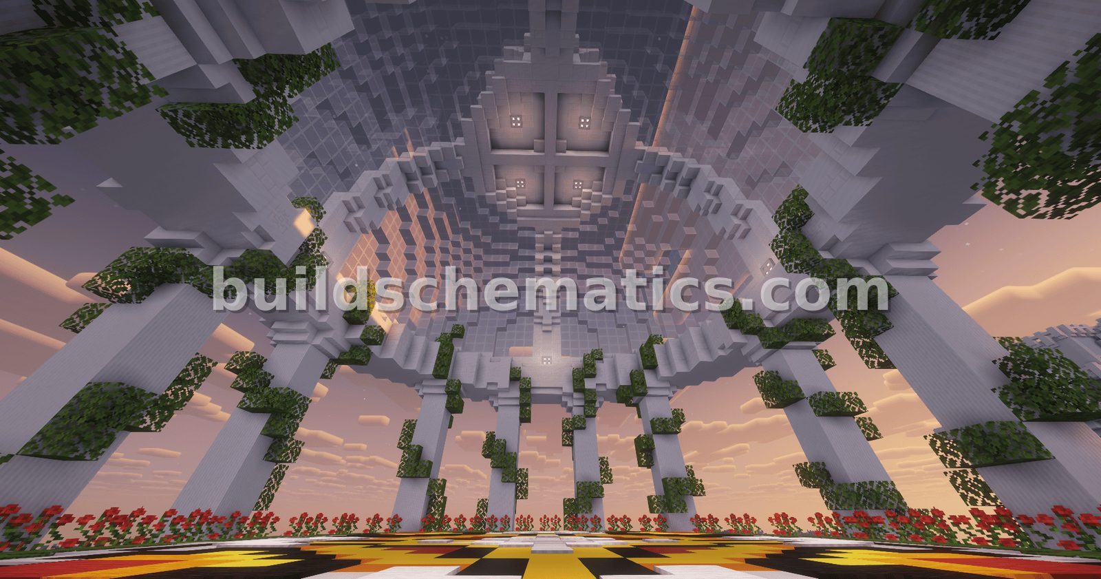 White Dome Spawn Decoration — view 2