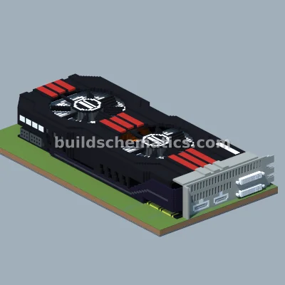 ASUS GTX 680 Graphics Card Pixel Art — view 4