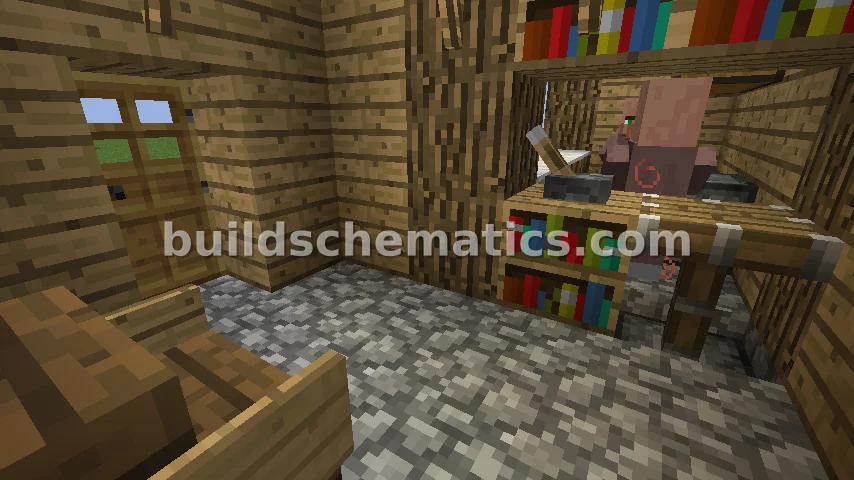 Rustic Village Shop with Player Quarters — view 4