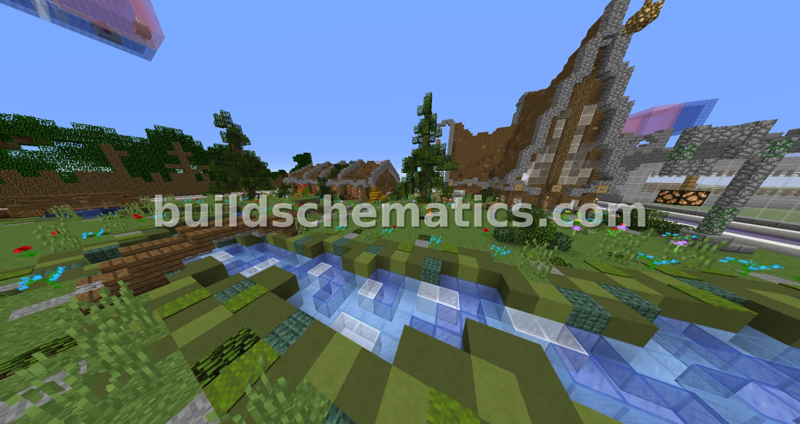 Medieval Riverfront House and Stables