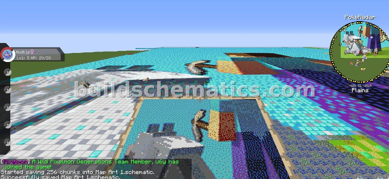 Minecraft Homepage Map Art — view 3