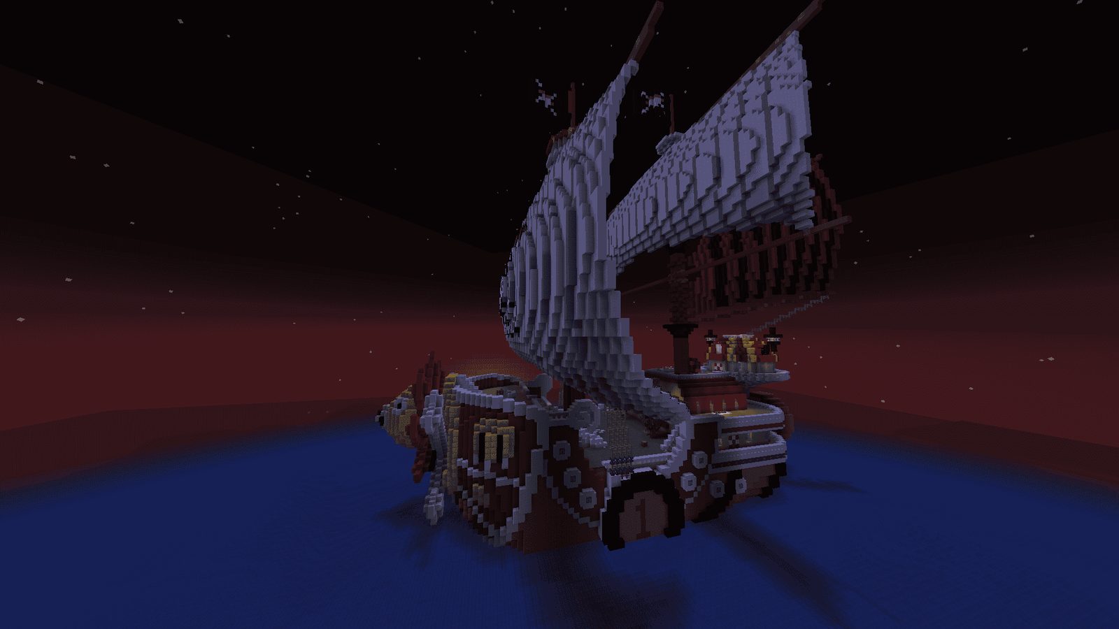 Thousand Sunny One Piece Ship Schematic — view 2