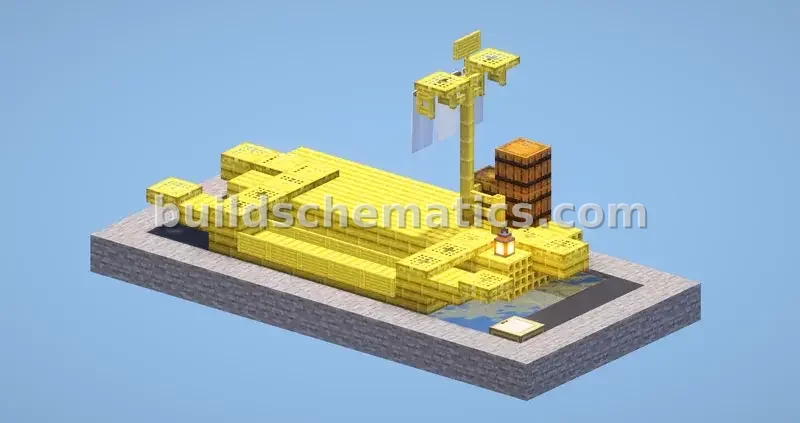 Asian Bamboo Raft
