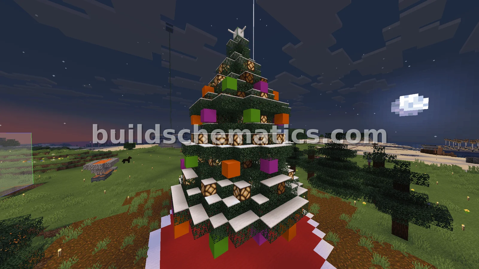 Christmas Tree Redstone Decoration