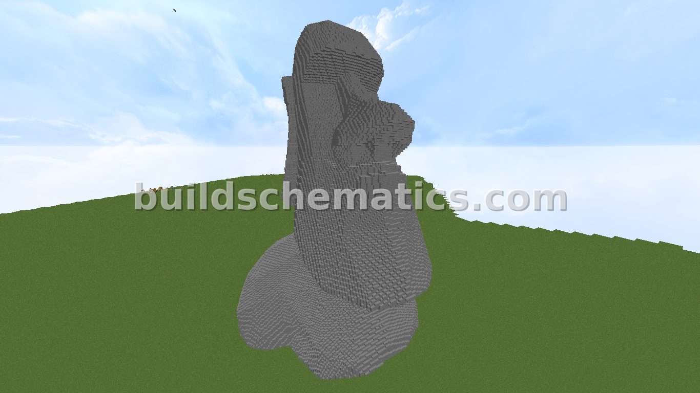 Giant Moai Statue — view 3