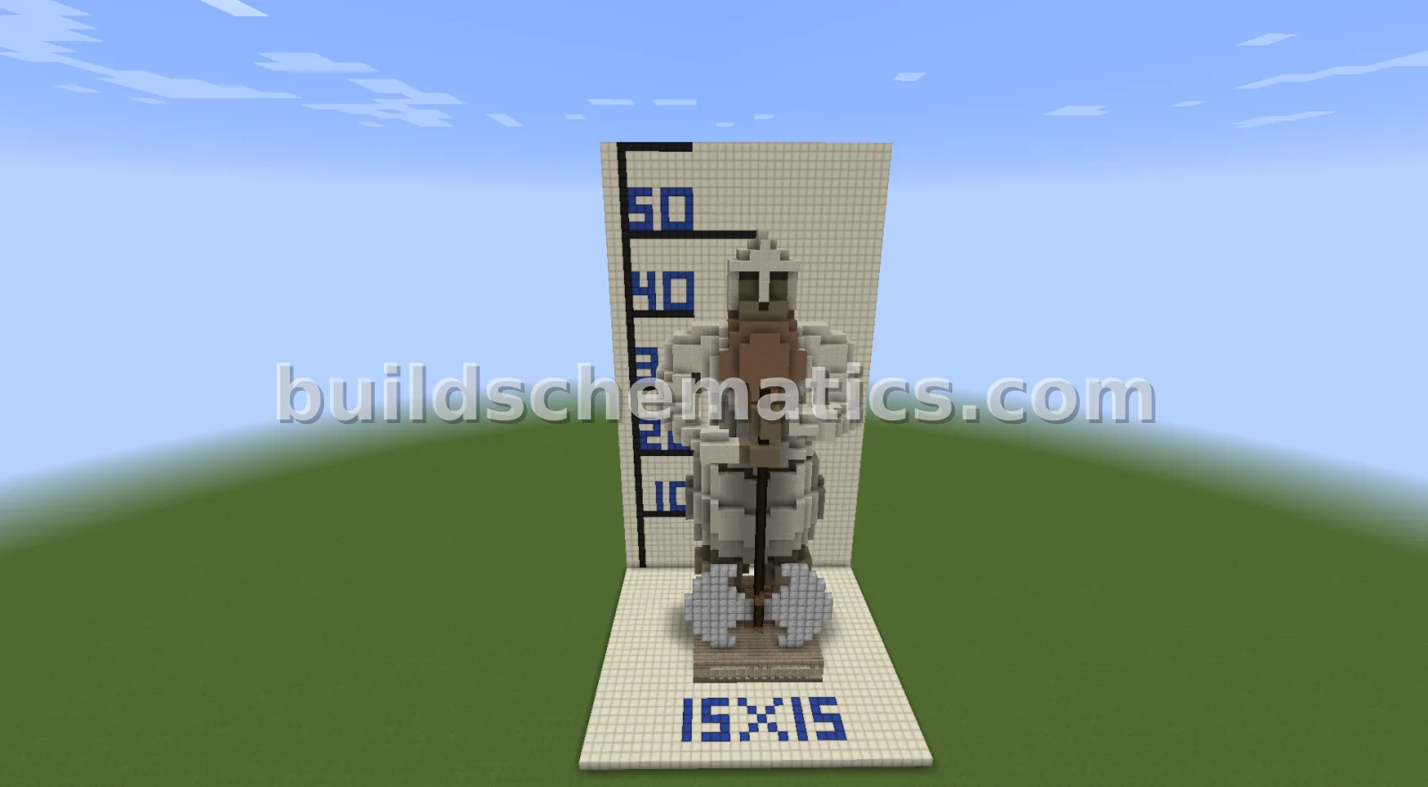Dwarf Axe Statue