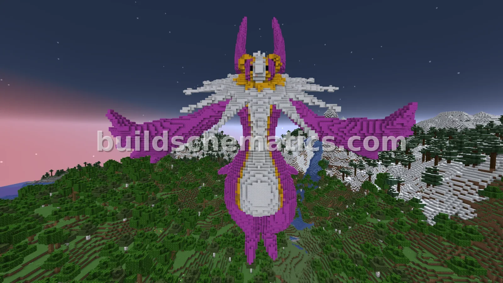 Cherubimon Statue Minecraft Digimon — view 4