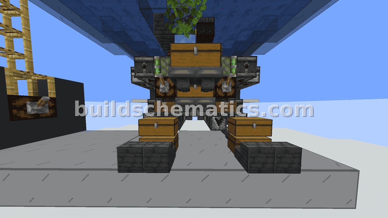 Cobblestone Generator With Storage — view 2