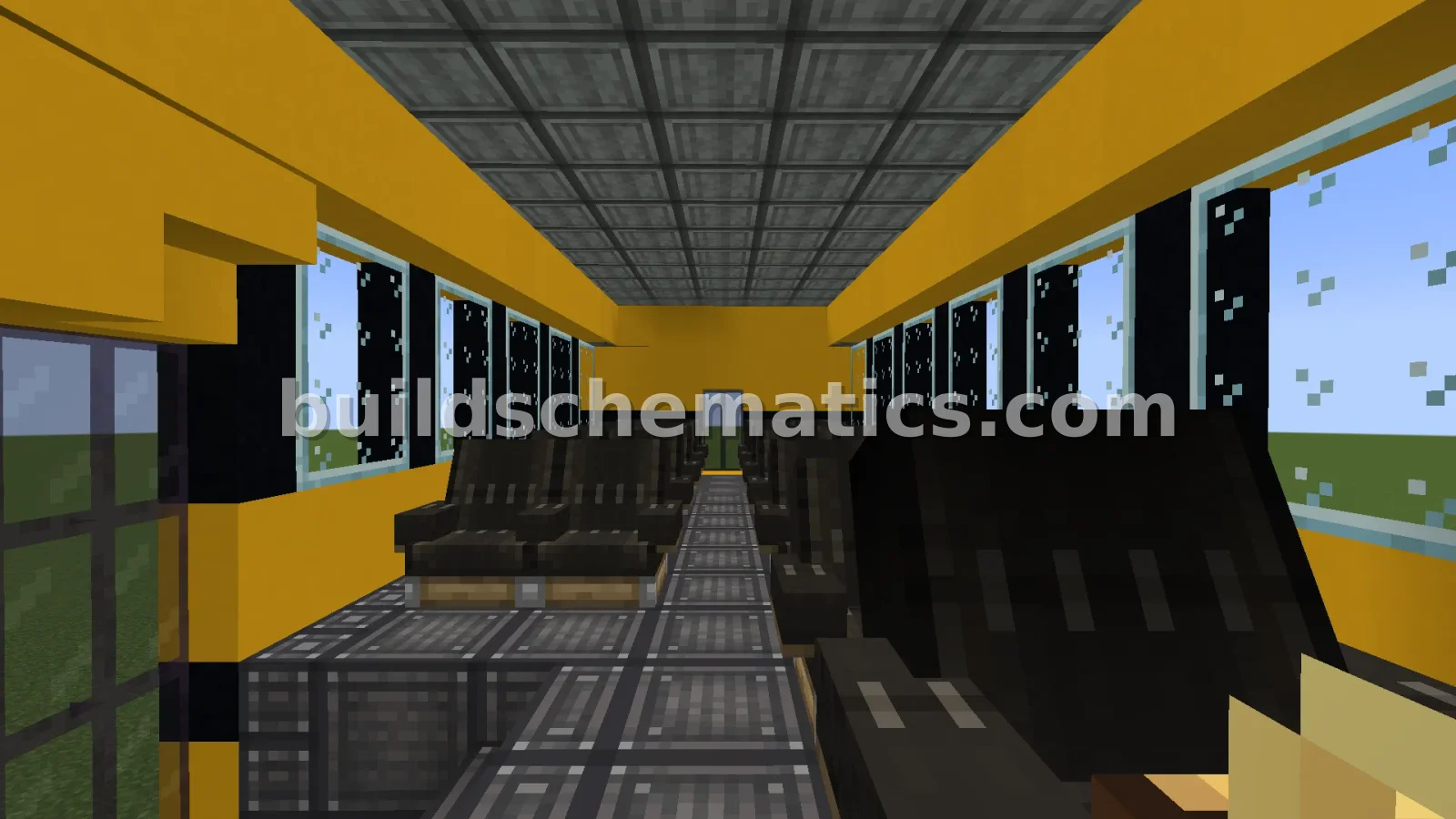Classic Yellow School Bus Vehicle — view 2