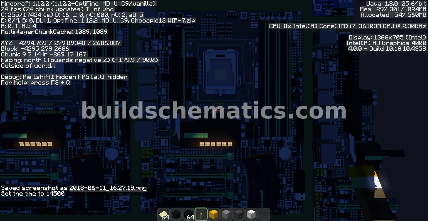 Gigabyte Intel X58-G1 Sniper Motherboard Pixel Art — view 3