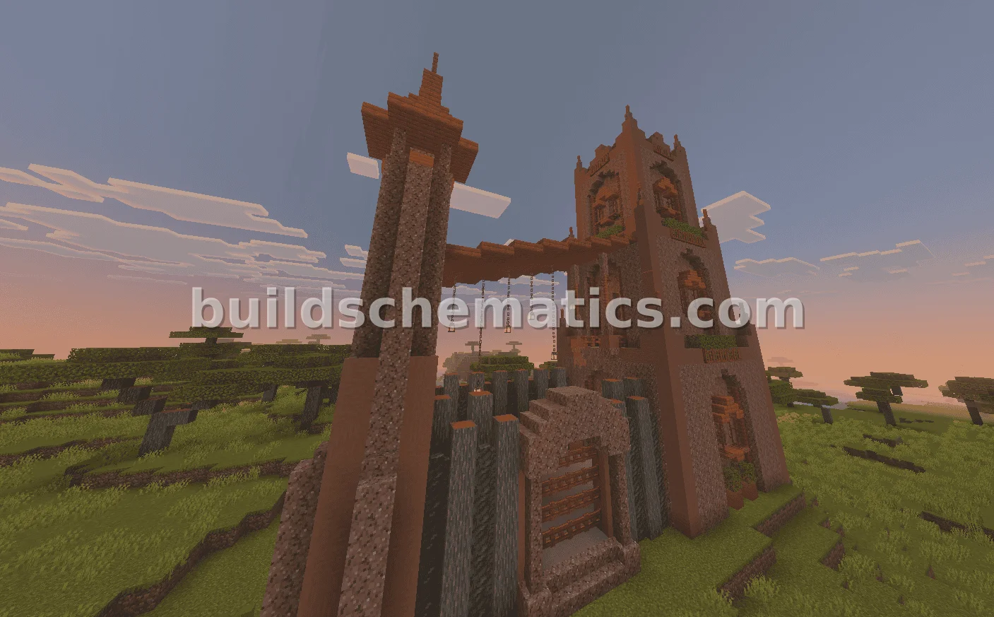 Savanna Biome Castle — view 2
