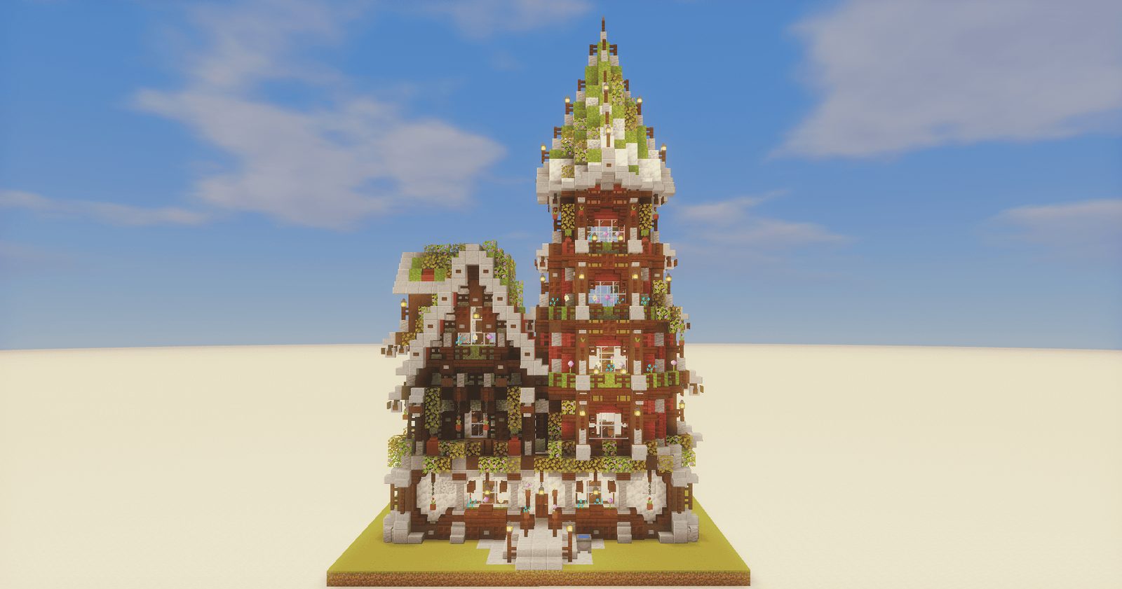 Medieval Colorful Decorated House