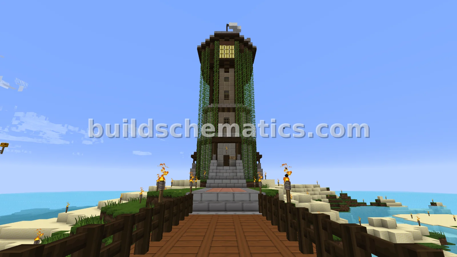 Rotating Lighthouse with Redstone