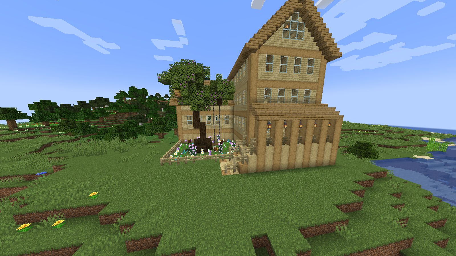 Birch And Oak Three Story Treehouse