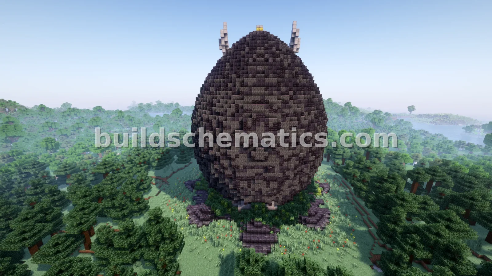 Dragon Egg Nether Portal Statue — view 4