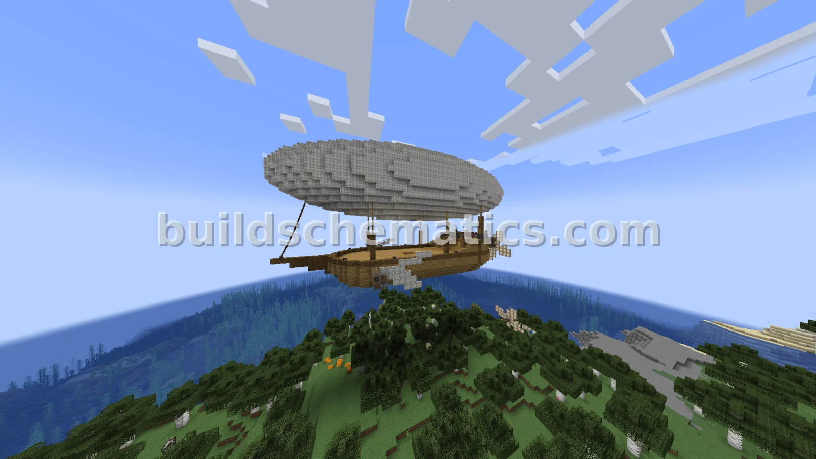 Customizable Cargo Airship Schematic