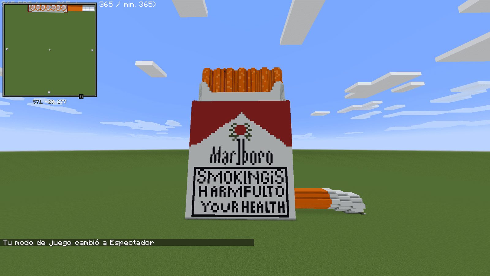 Marlboro Cigarette Box Decoration