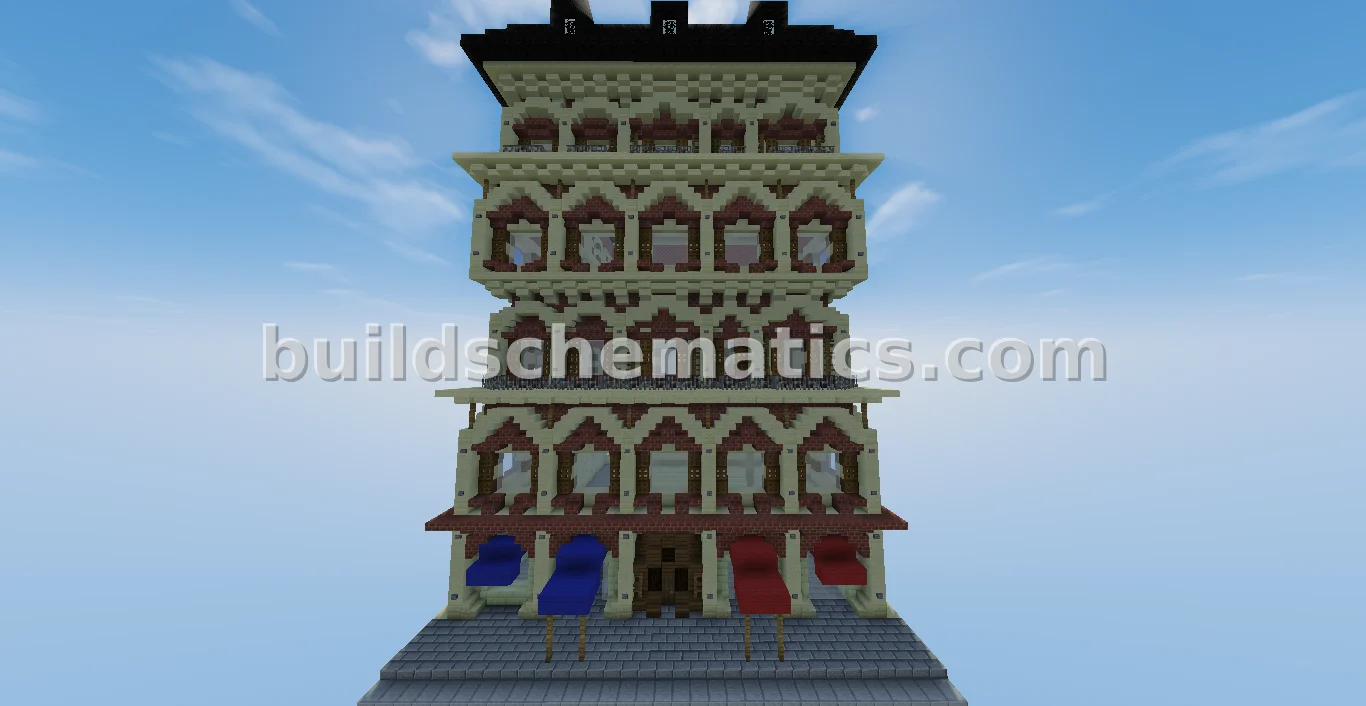 Parisian Apartments with Shops and Garden