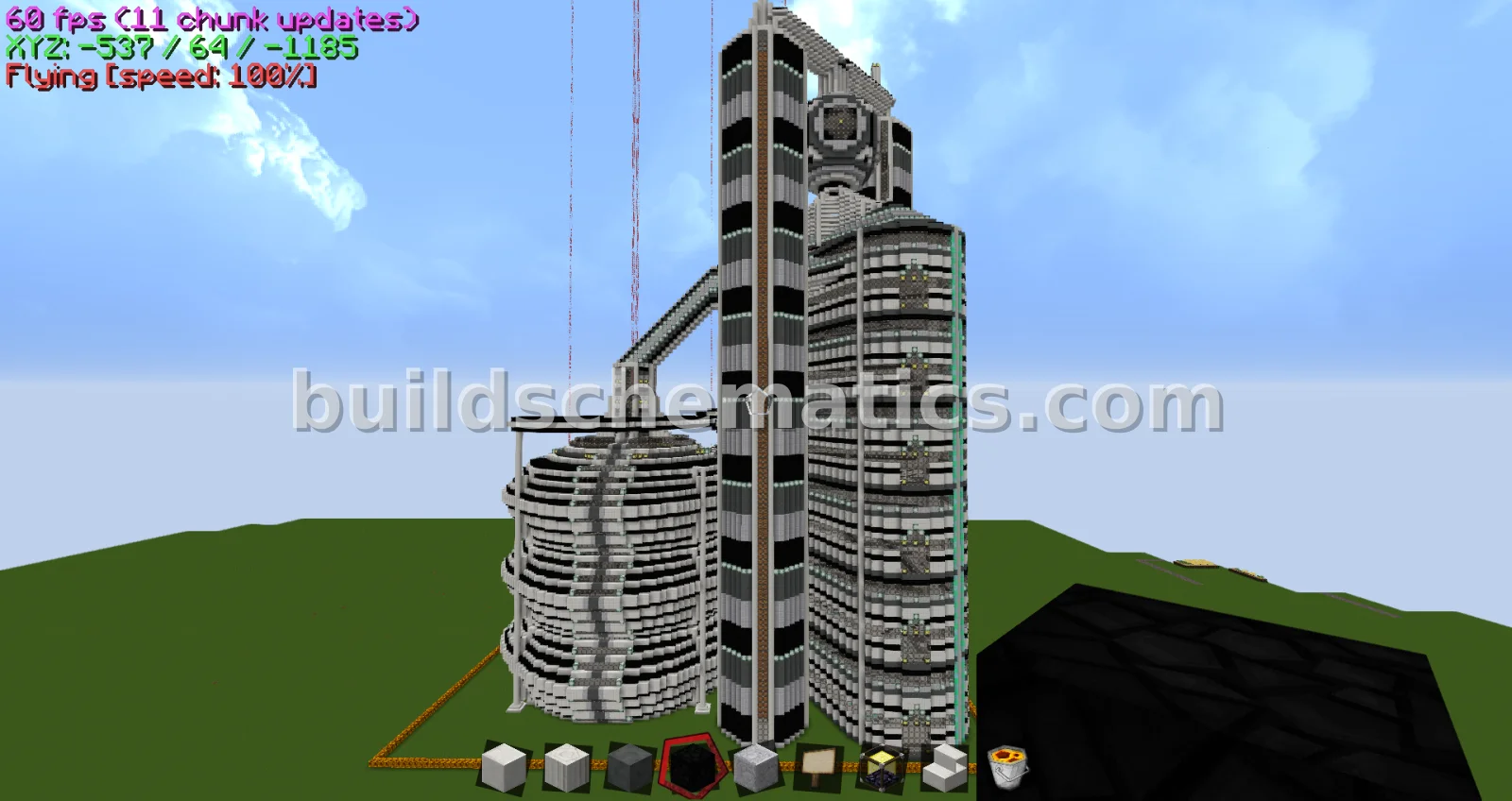 Infinity Building: Spawn Plot Design — view 3