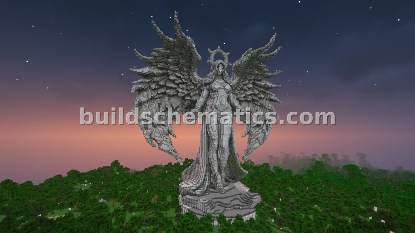 Angel Queen Statue Build — view 3