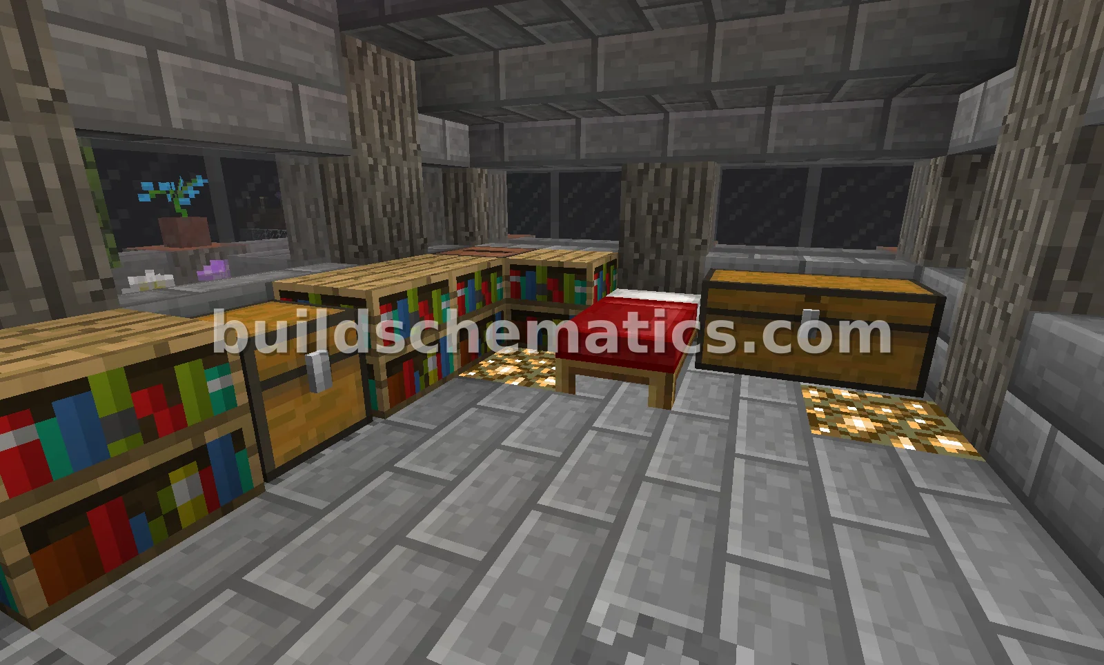 Small Dark Oak House — view 3
