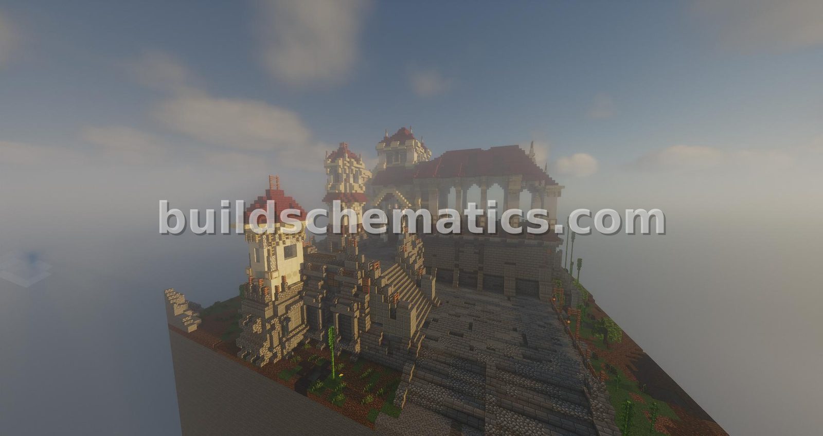 Baroque Tropical City Castle