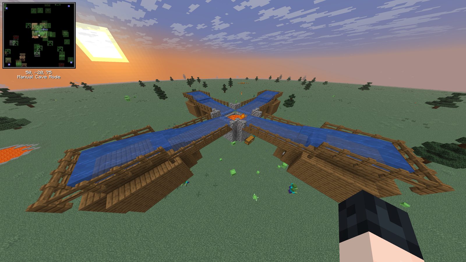 Early Game Iron Farm Structure