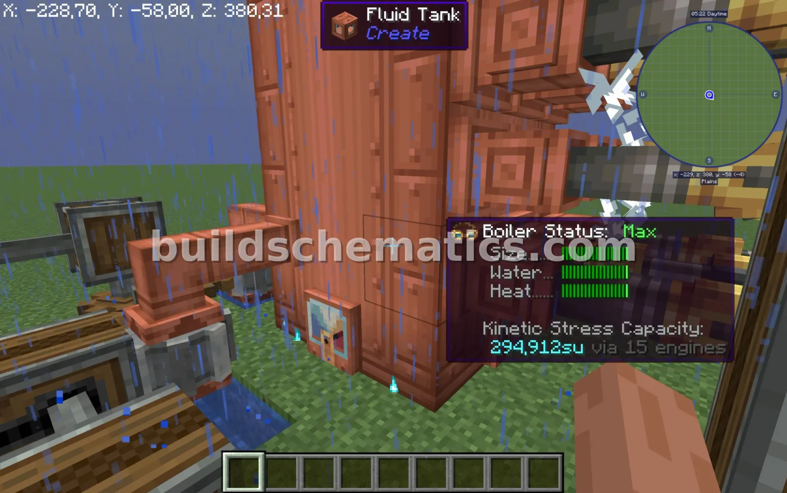 Steam Engine Power Generator - 220 Blocks — view 3