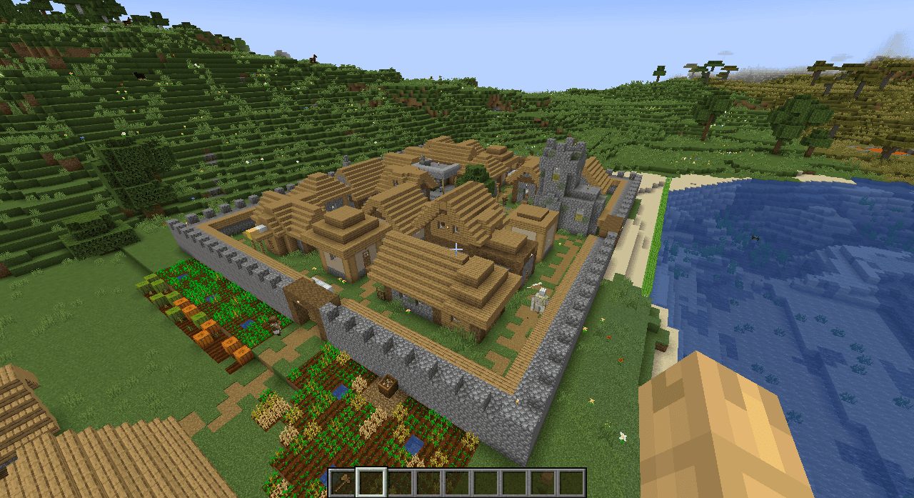 Walled NPC Village Build