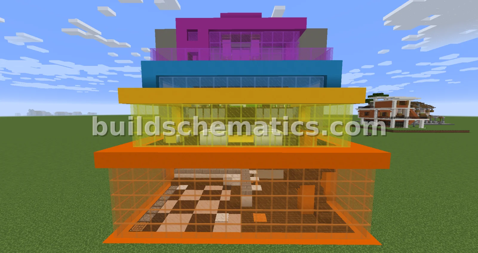 Vibrant Rainbow House — view 3