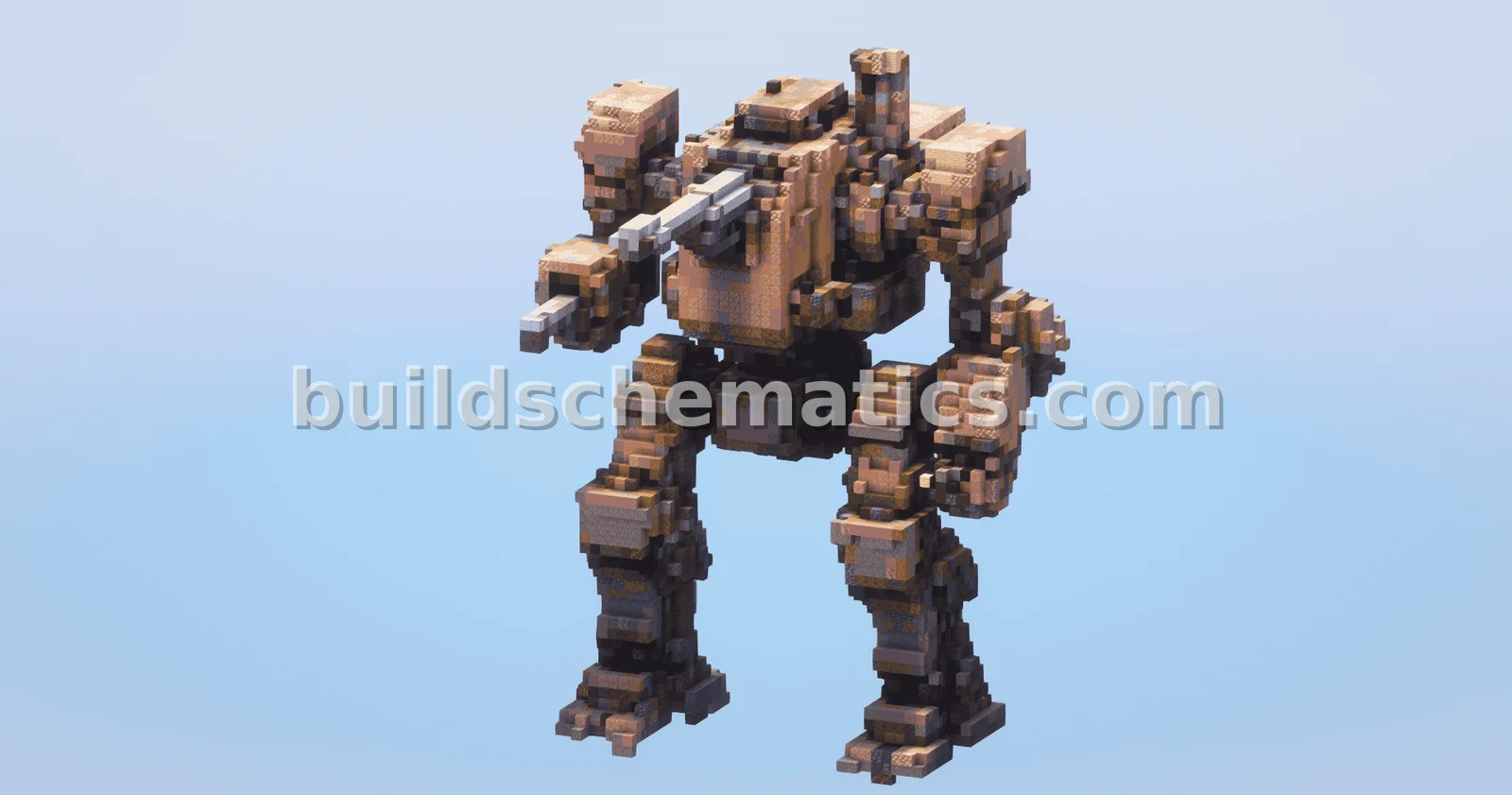 Futuristic Mecha Statue