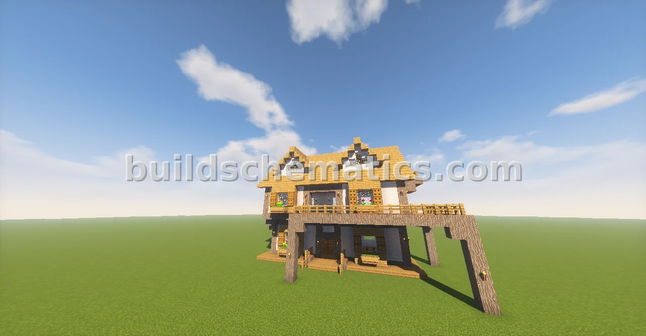 Simple Wooden Survival House